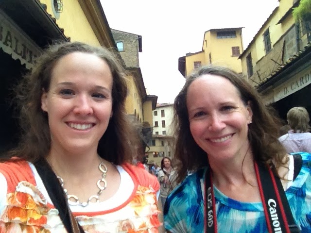 Amy and becky in florence