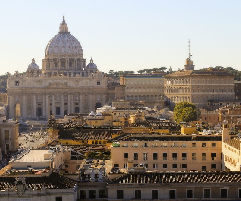 Vatican cityscape small amy sorensen