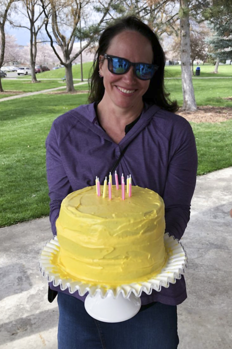47th birthday lemon cake