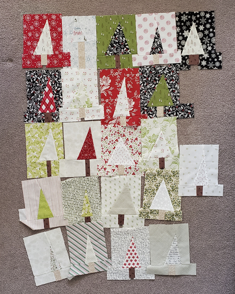 Patchwork forest 2020 squares